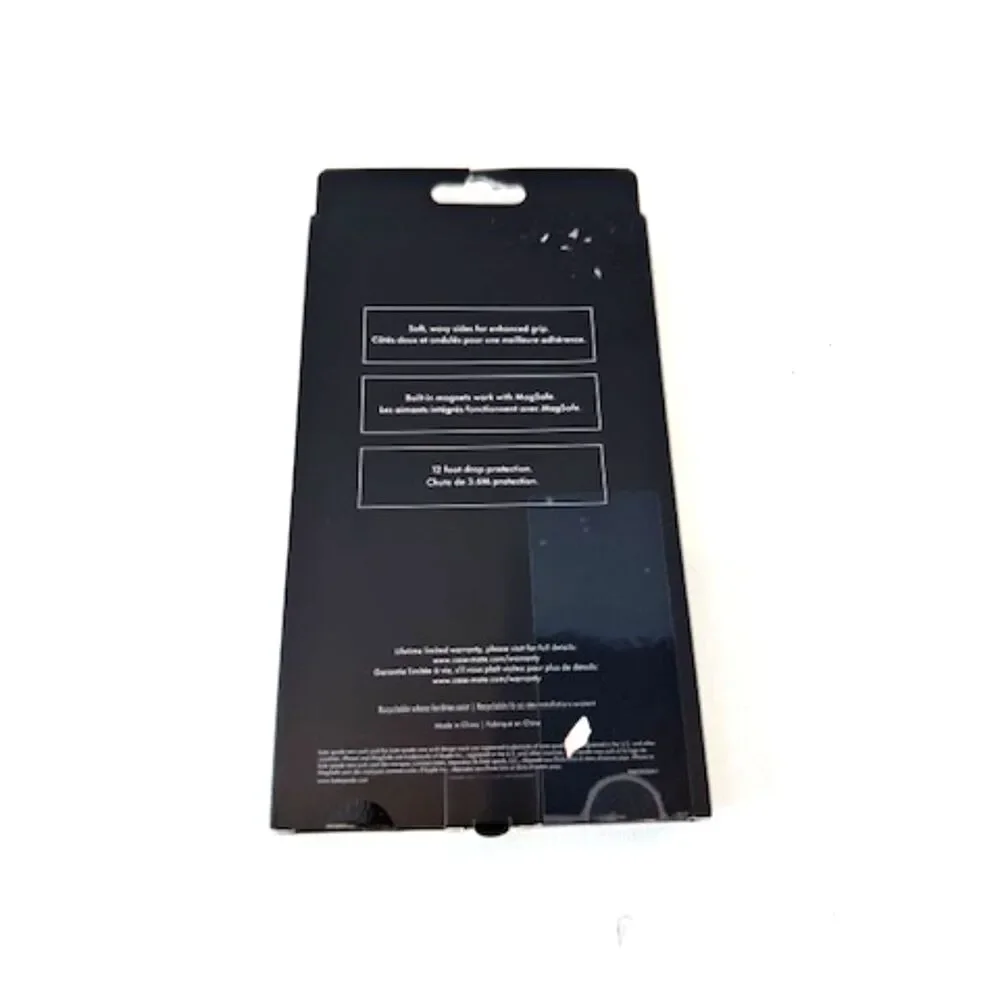 Kate Spade Wavy Case Clear Burgundy iPhone 16 Pro Max NEW in Box